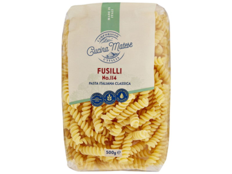 Cucina Matese Fusilli no.114 pasta wheat