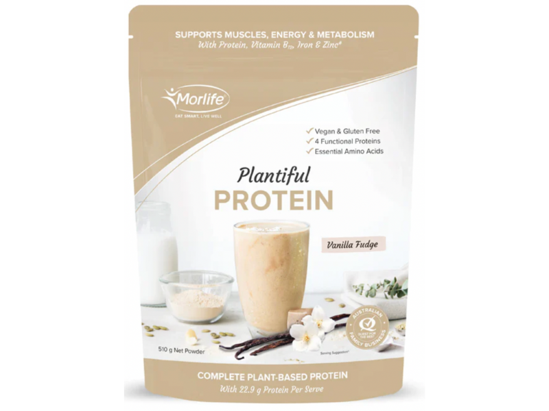 Morlife Plantiful Protein Vanilla Fudge